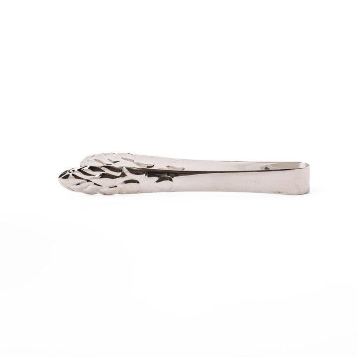 Japanese asparagus serving tongs with unique vegetable shaped tips premium stainless steel kitchen cooking utensil