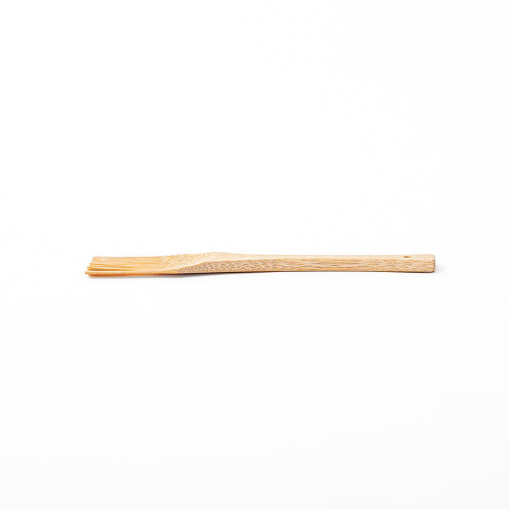 Japanese natural bamboo grater scraper brush tool with fine bristles for cleaning wasabi and ginger graters