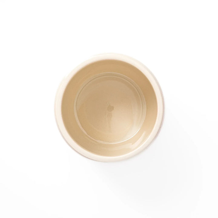 Japanese ceramic asazuke pickle jar with lid in natural glaze for fermenting and storing vegetables