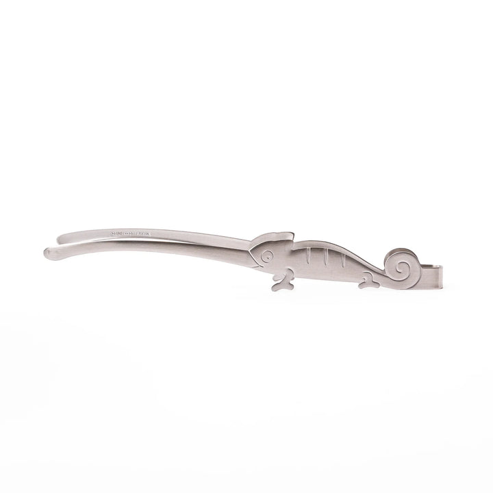 Unique Japanese chameleon kitchen tongs with creative animal shaped handle premium stainless steel food serving utensil
