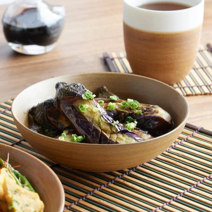 Cozy Japandi Cereal Bowl - Beige, featuring a warm earthy tone and smooth finish, perfect for rice, soups, or everyday meals.