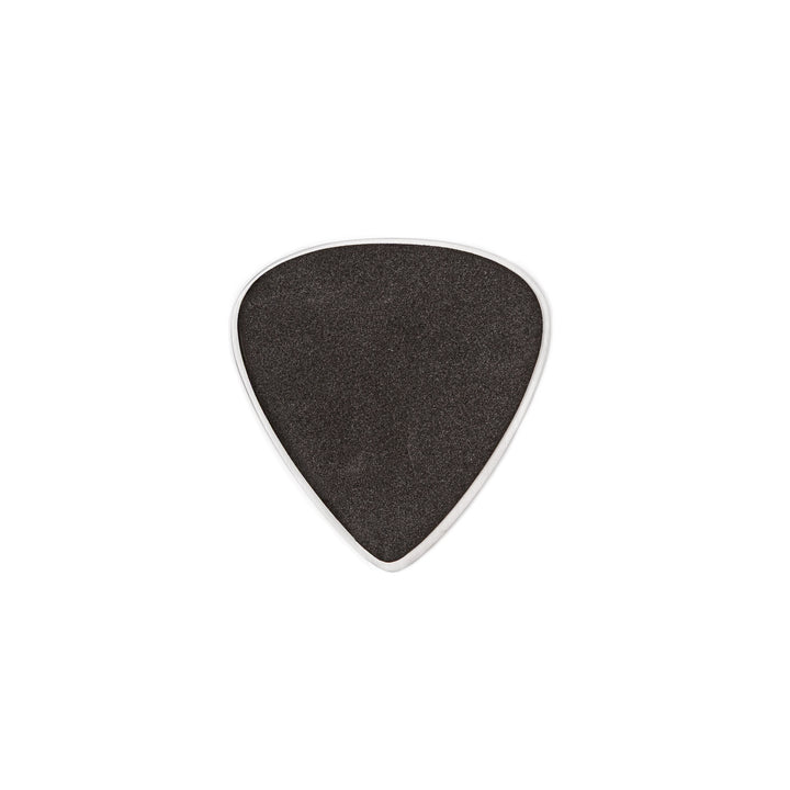 Unique guitar pick shaped stainless steel metal coaster engraved with thousand sounds text and stars