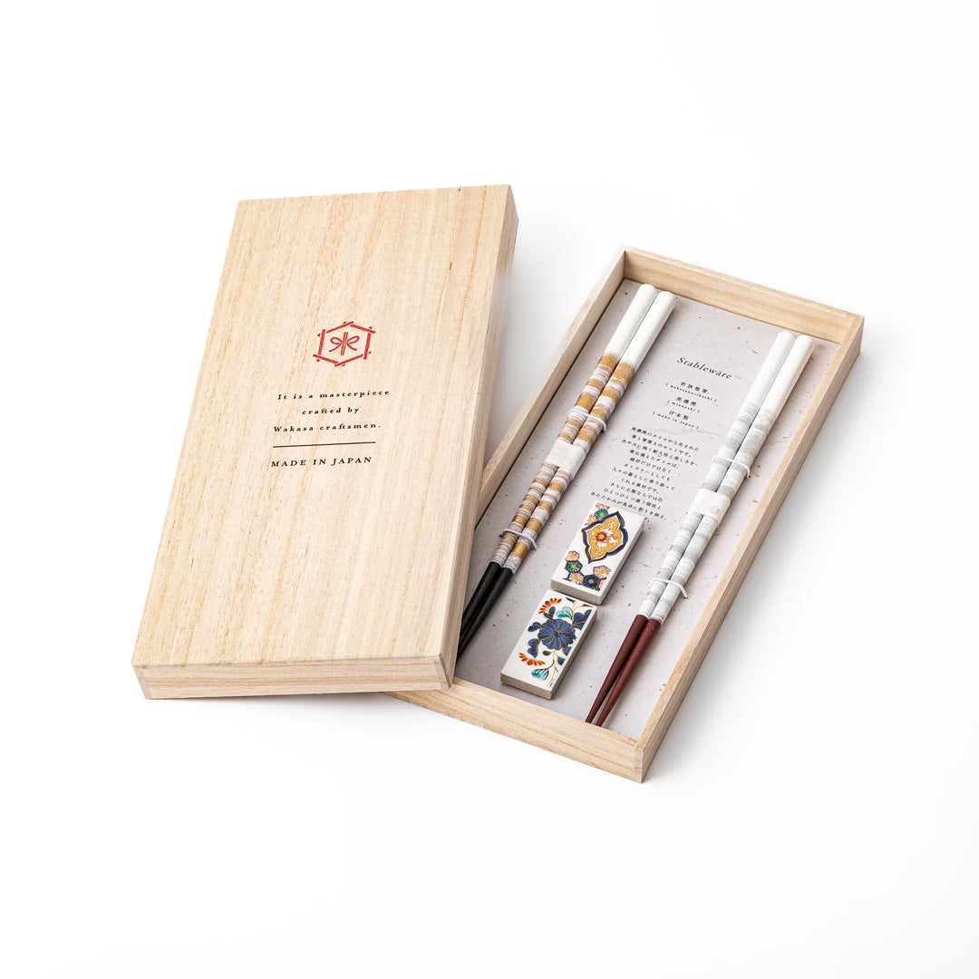 Golden Wave Chopsticks Set
