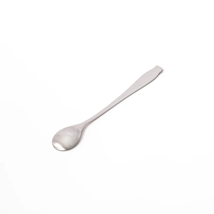 Cute Japanese kakigori spoon featuring polar bear design long handle stainless steel dessert spoon for shaved ice parfait