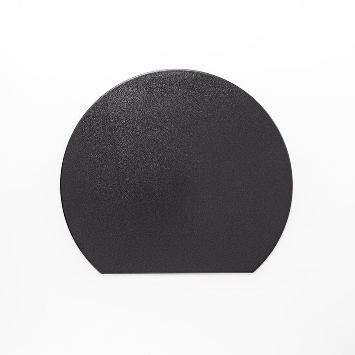 Silver Japanese Asanoha hemp leaf placemat with semicircular shape and embossed pattern for refined table.