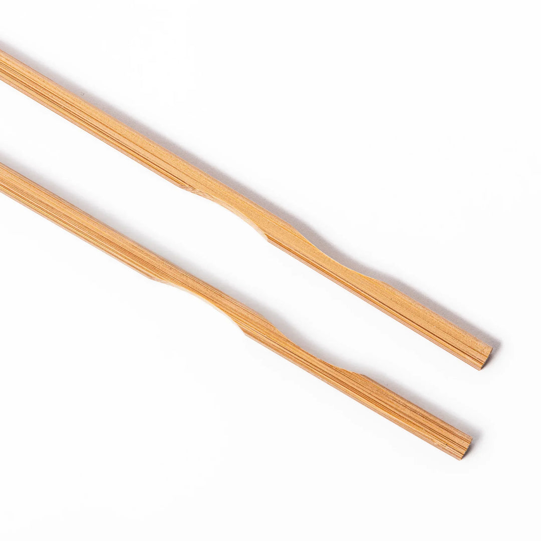 Japanese bamboo cooking chopsticks with natural finish and square handle, durable and lightweight for everyday kitchen use