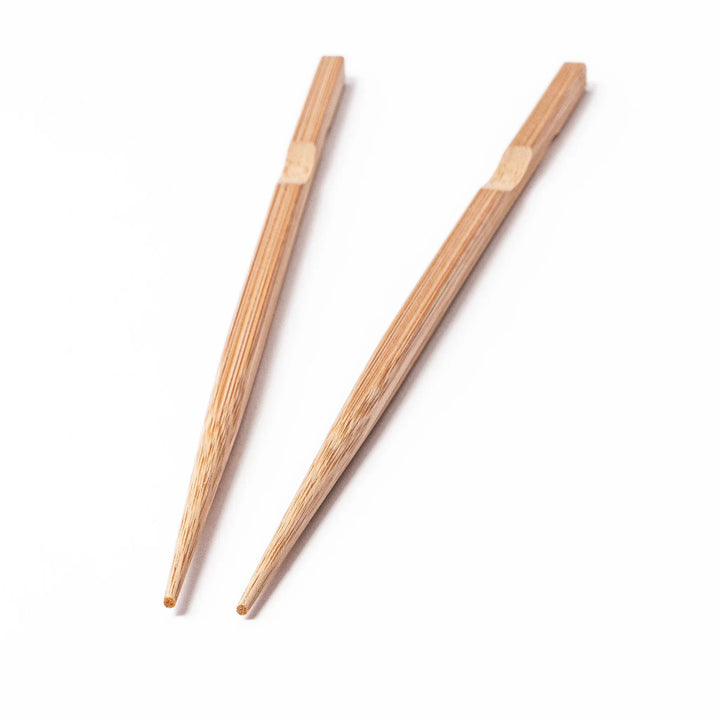 Japanese bamboo cooking chopsticks with natural finish and square handle, durable and lightweight for everyday kitchen use