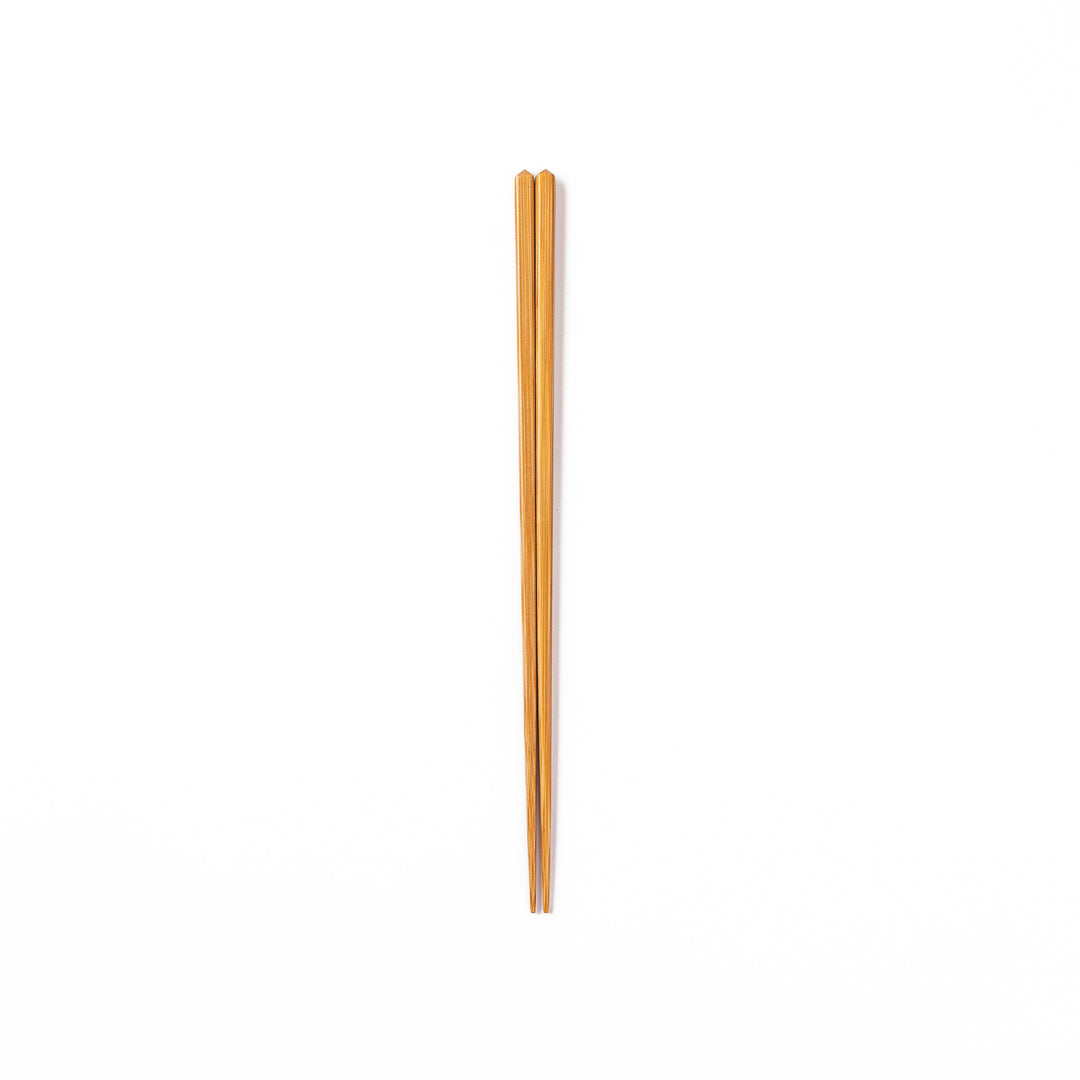 Authentic Japanese fine tip bamboo chopsticks with a natural bamboo finish for precise dining and minimalist table settings