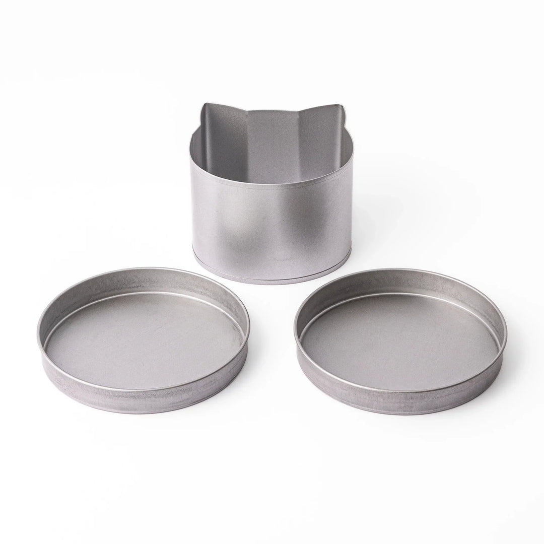 Cute cat shaped Japanese bread baking mold, a metal steel loaf pan with lids for making animal sandwich toast and bakery treats