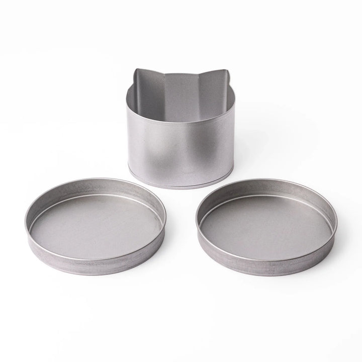 Cute cat shaped Japanese bread baking mold, a metal steel loaf pan with lids for making animal sandwich toast and bakery treats