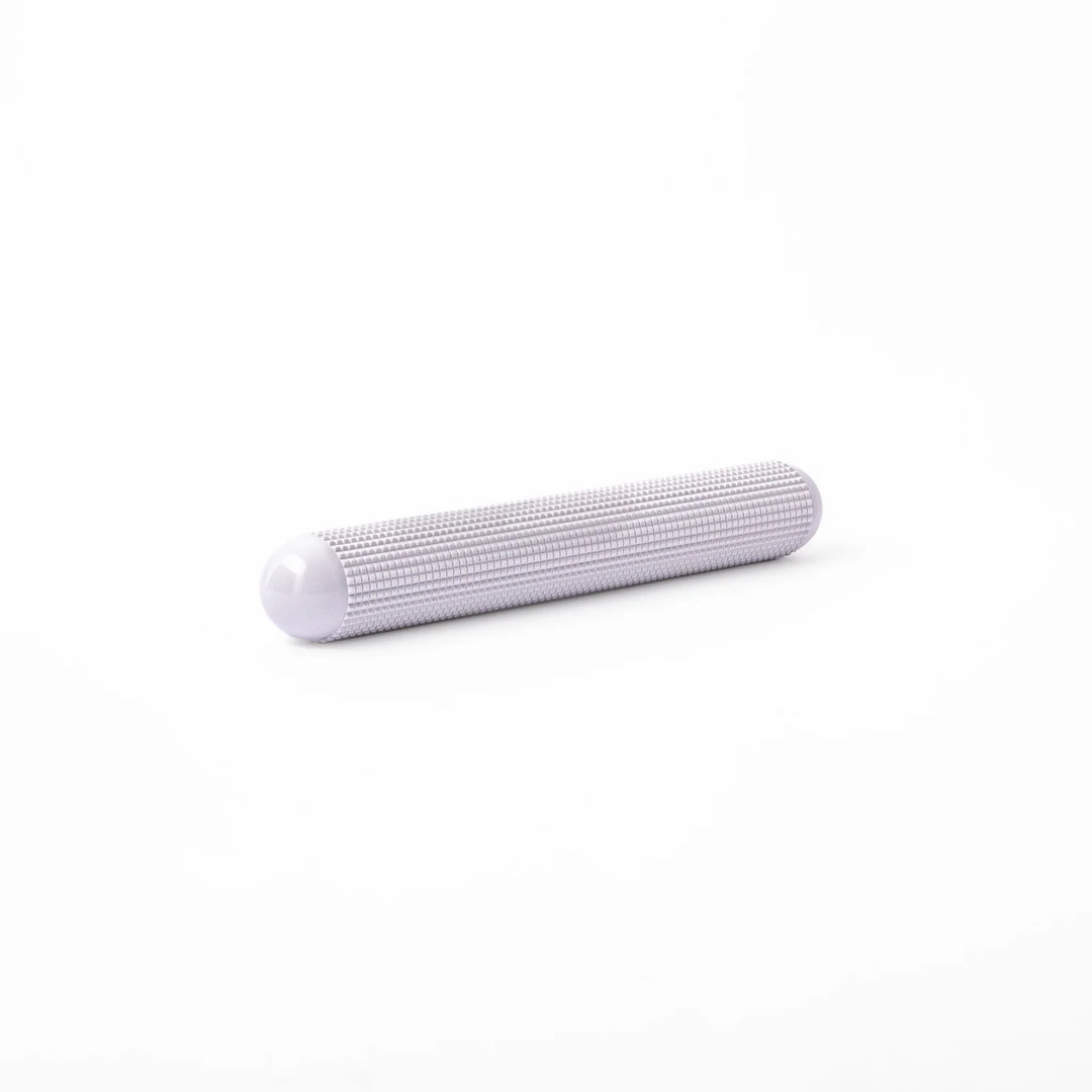 Japanese dough degassing rolling pin in small size, a textured abs resin pastry roller perfect for baking bread