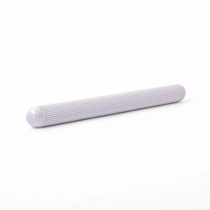Japanese dough degassing rolling pin in large size, a textured abs resin pastry roller perfect for baking bread