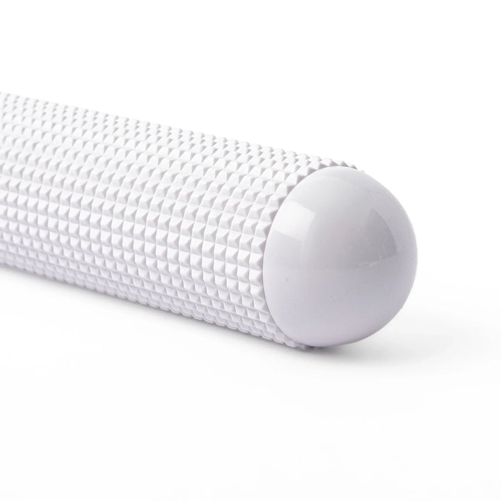Japanese dough degassing rolling pin in large size, a textured abs resin pastry roller perfect for baking bread