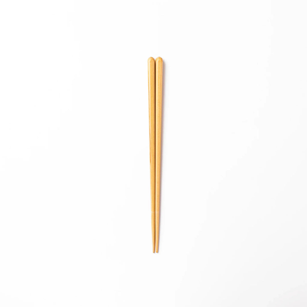 Japanese Hinoki wood chopsticks with smooth natural finish, lightweight and durable design for everyday dining use.