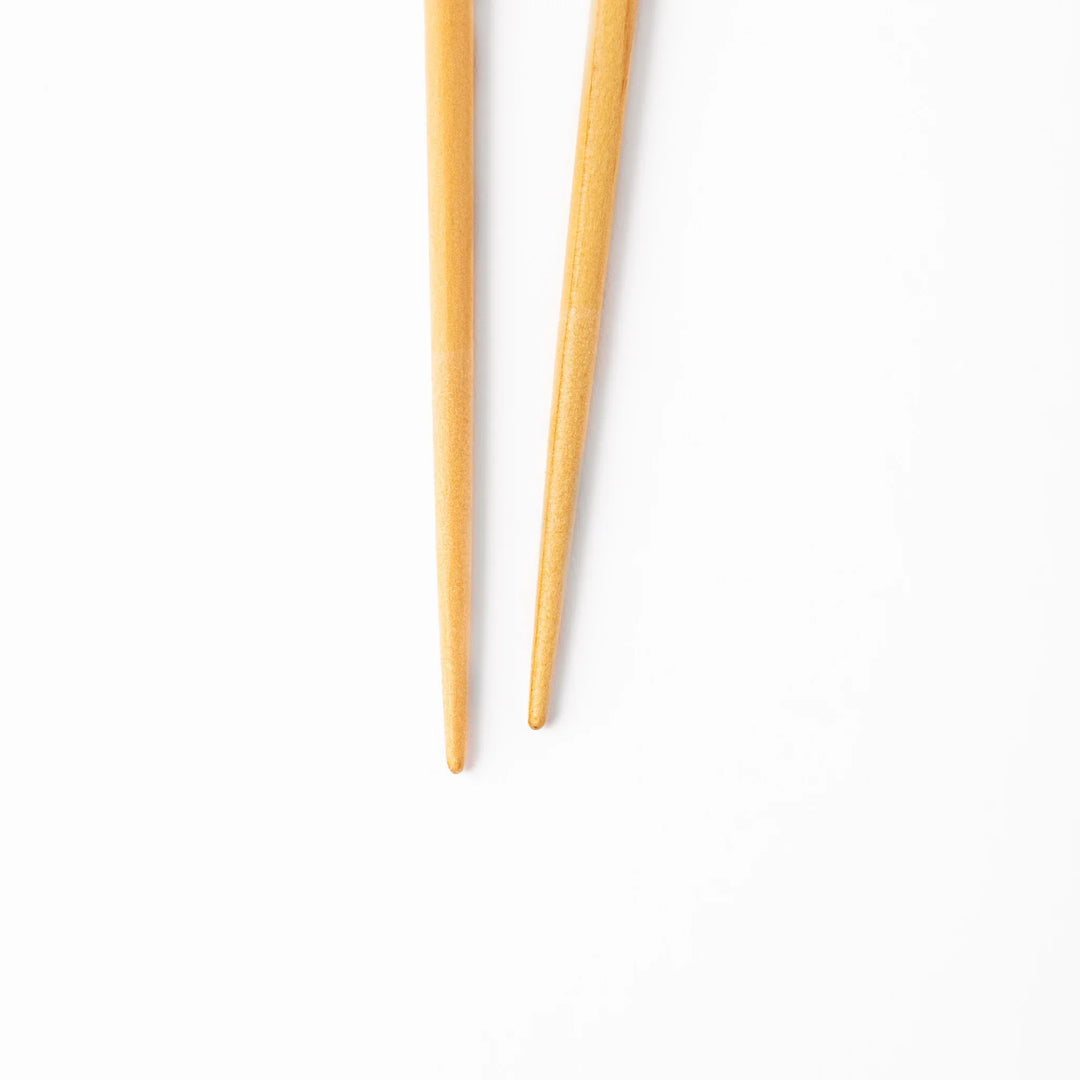 Japanese Hinoki wood chopsticks with smooth natural finish, lightweight and durable design for everyday dining use.