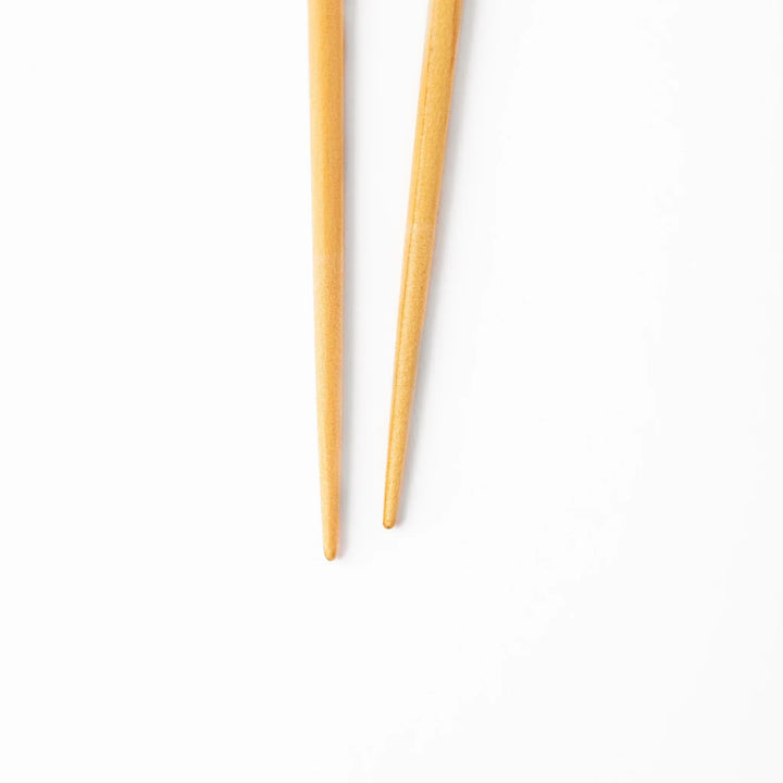 Japanese Hinoki wood chopsticks with smooth natural finish, lightweight and durable design for everyday dining use.
