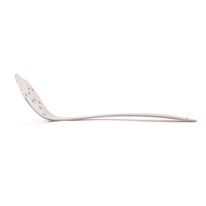 Authentic Japanese tofu scoop with perforated holes high quality stainless steel skimmer ladle for Yudofu hot pot
