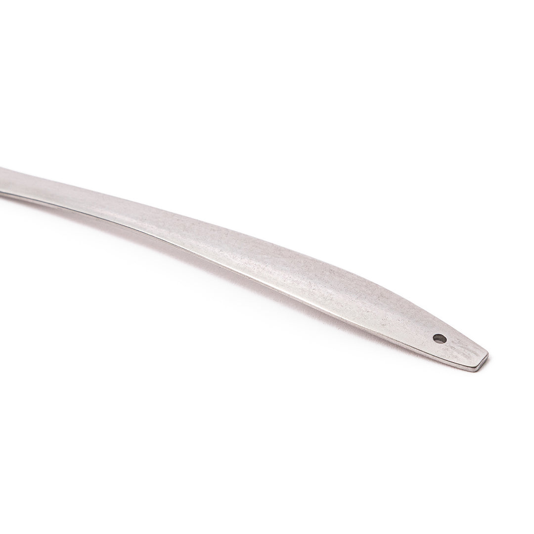Authentic Japanese tofu scoop with perforated holes high quality stainless steel skimmer ladle for Yudofu hot pot