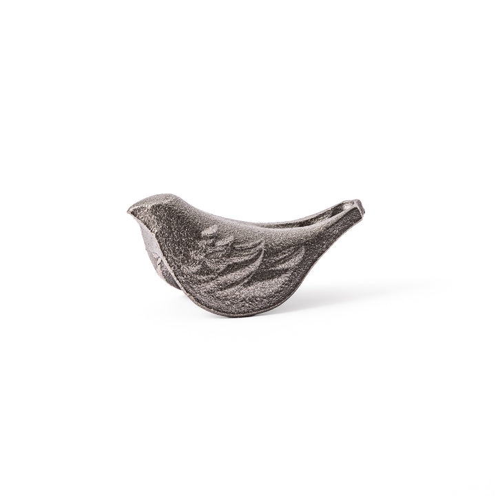 Little Bird Japanese Cast Iron Fish for boiling water to add iron supplement displayed on a plain white background