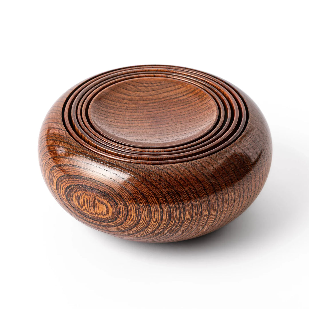 traditional japanese zelkova wood oryoki bowls lacquerware tableware set for zen buddhist monks mindful eating ritual