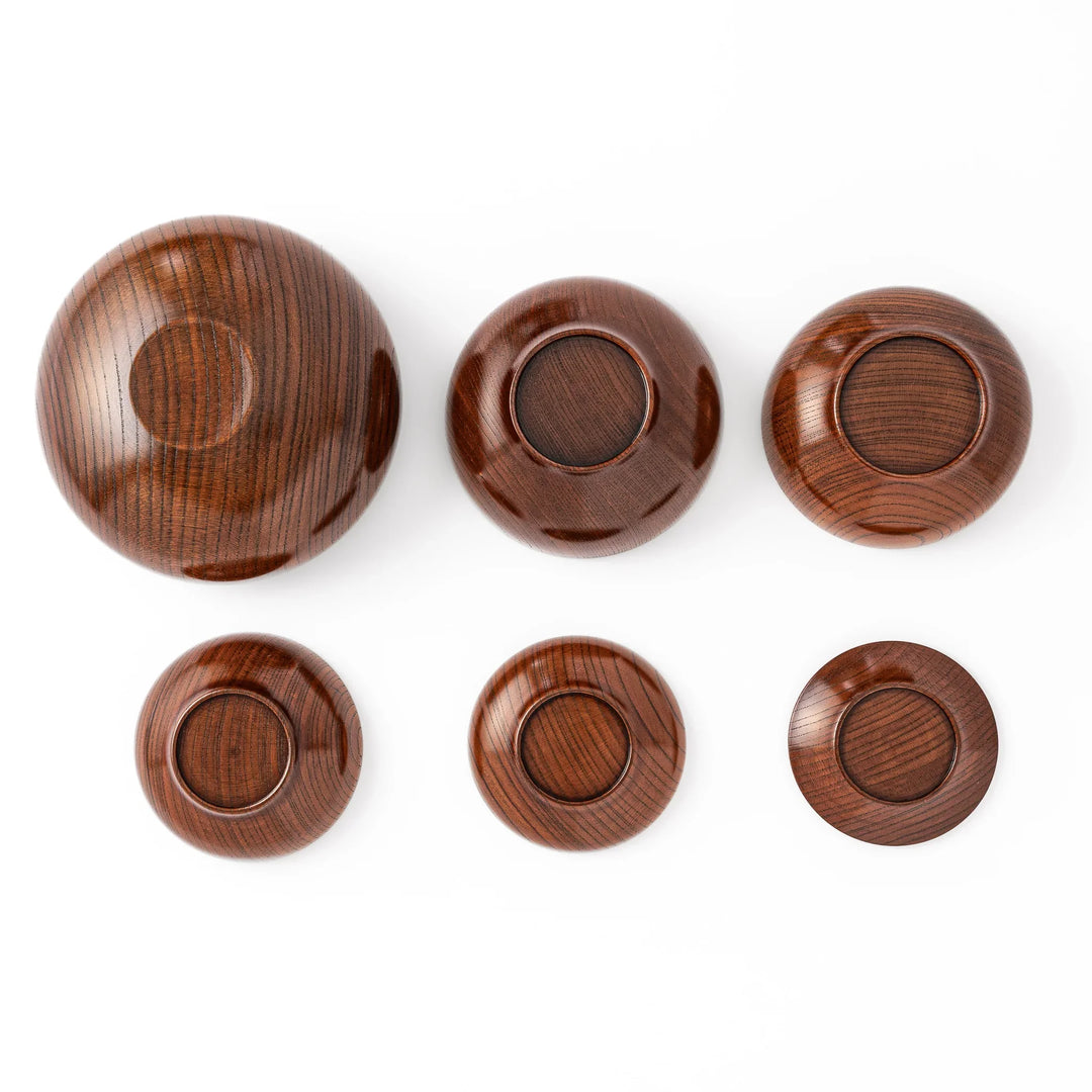 traditional japanese zelkova wood oryoki bowls lacquerware tableware set for zen buddhist monks mindful eating ritual