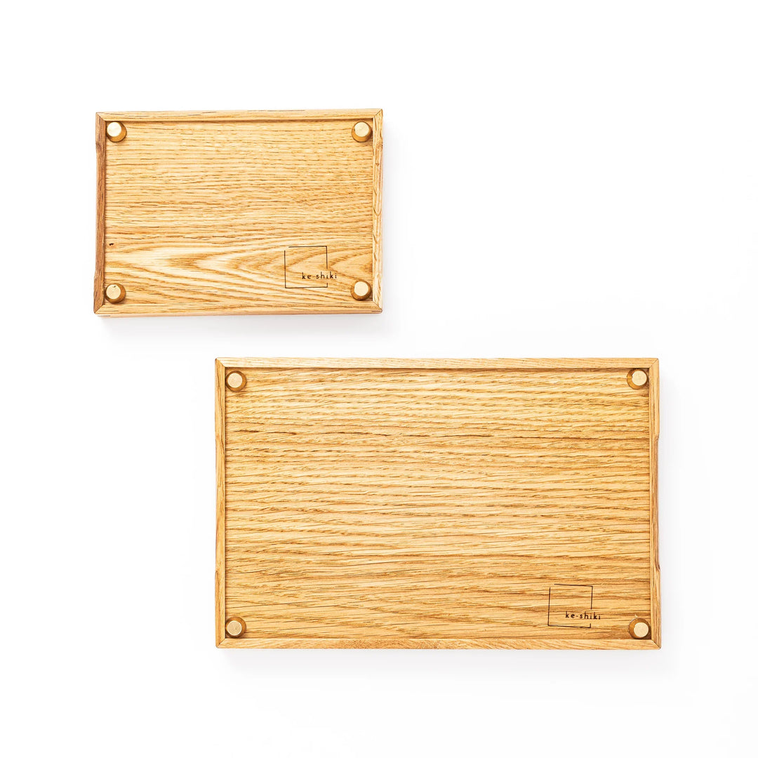 Japanese Wooden Okamochi Storage Caddy with Removable Trays