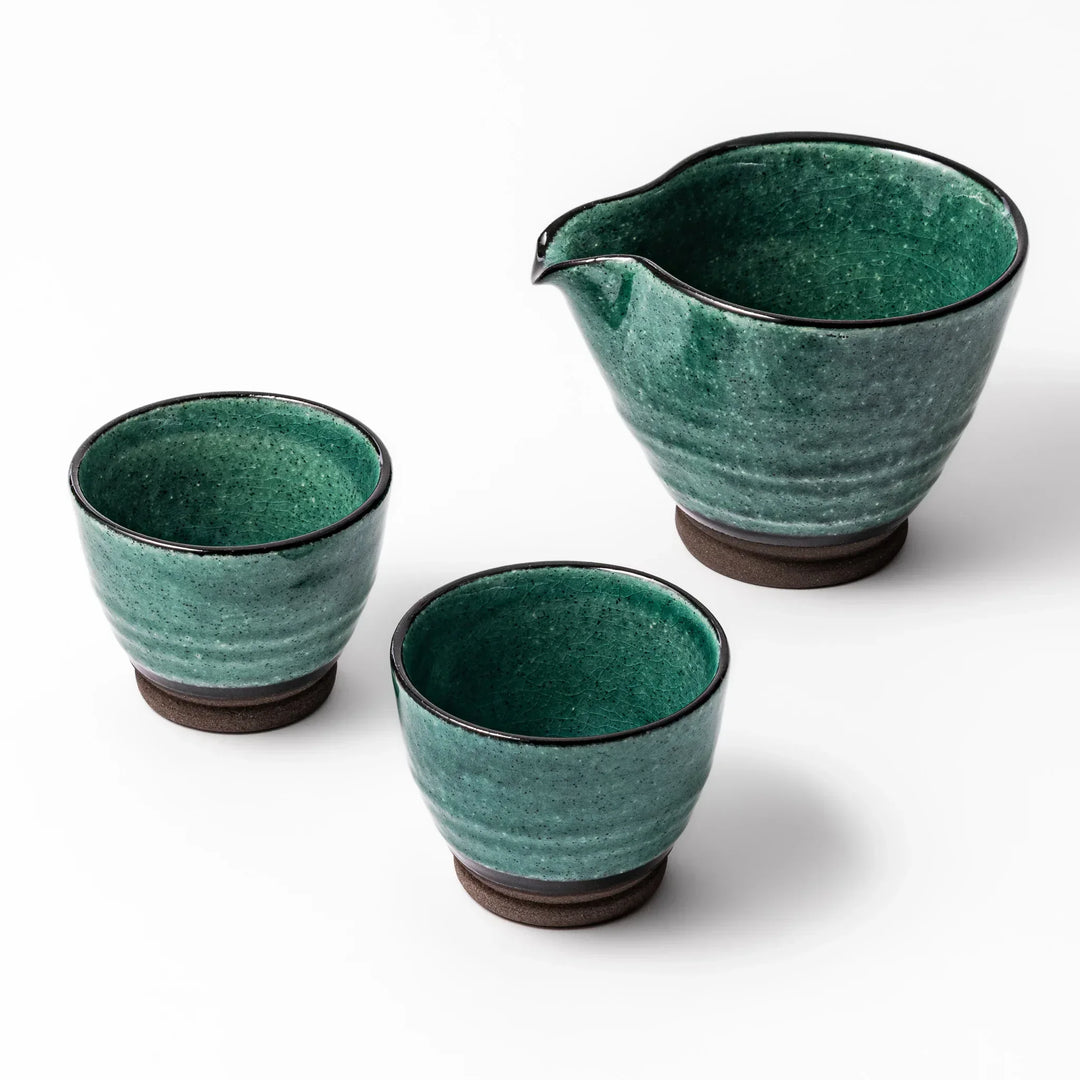 Turkish Blue Sake Set