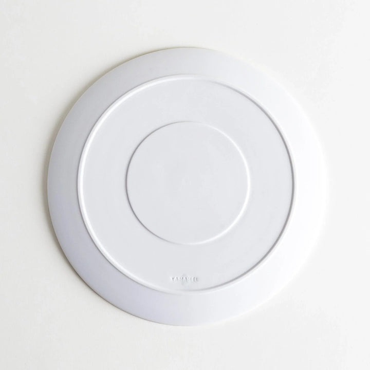 Bottom view of the Bubble Dinner Plate, showing the plain white underside.