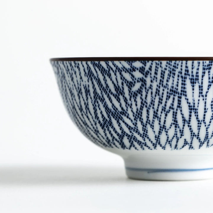 Another side view of the bowl, focusing on the elegant shape and design.