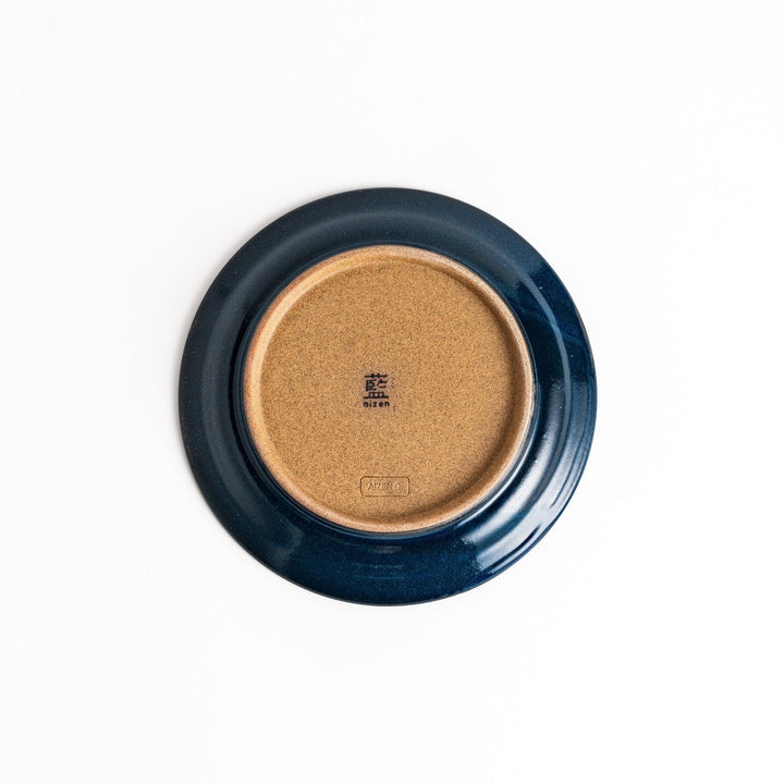 Color Harmony dessert plate featuring glossy multicolor design in blue red green yellow white and black for vibrant dining.