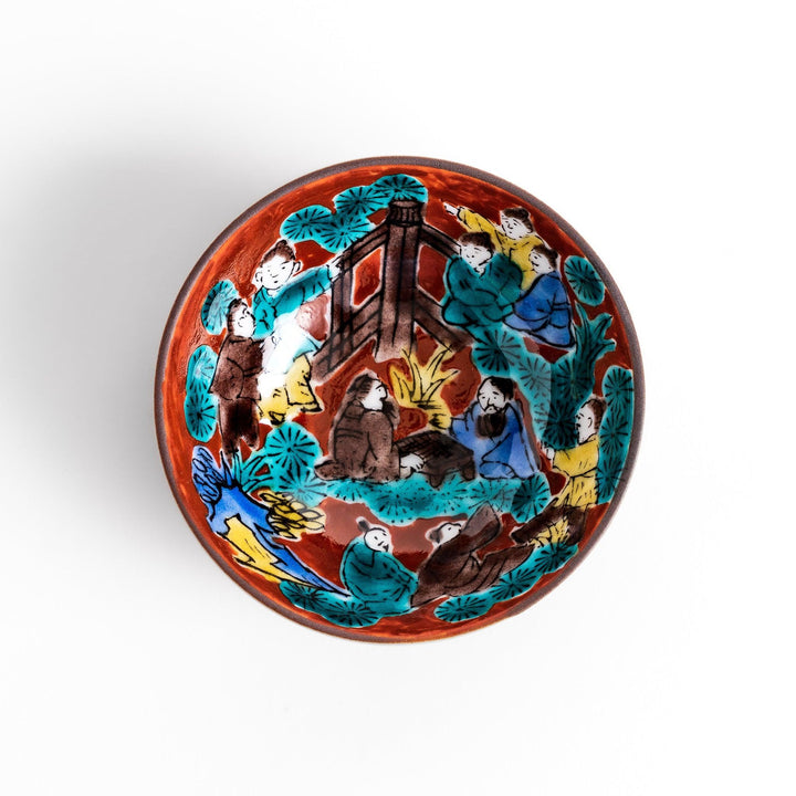 Elegant ceramic mug with vibrant floral gold and pastel design adding sophistication to daily use.