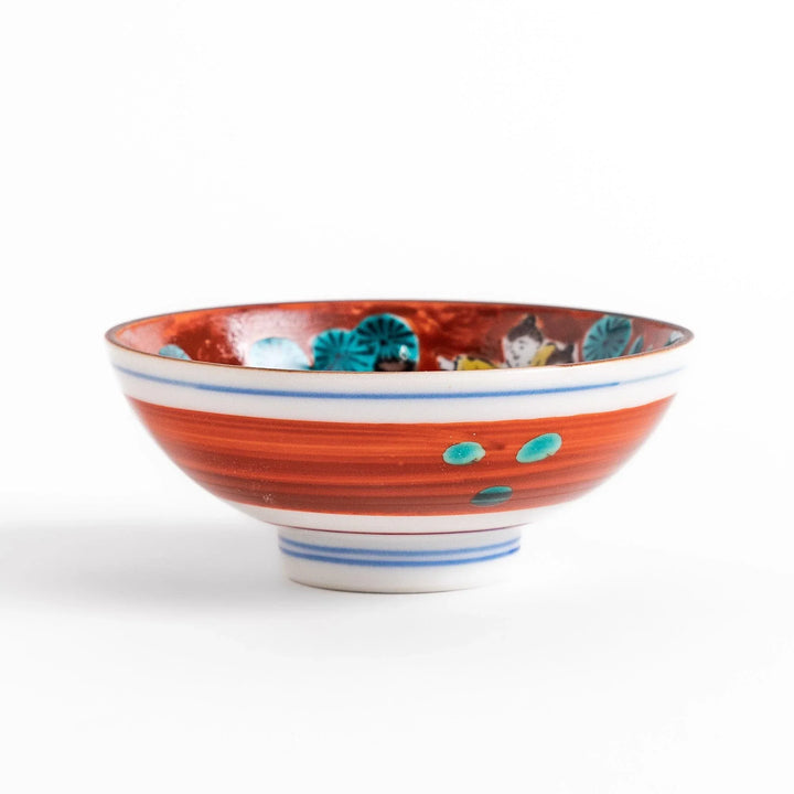 Elegant ceramic mug with vibrant floral gold and pastel design adding sophistication to daily use.