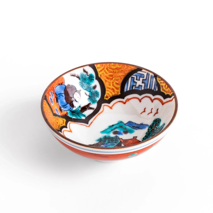 Elegant ceramic mug with vibrant floral gold and pastel design adding sophistication to daily use.