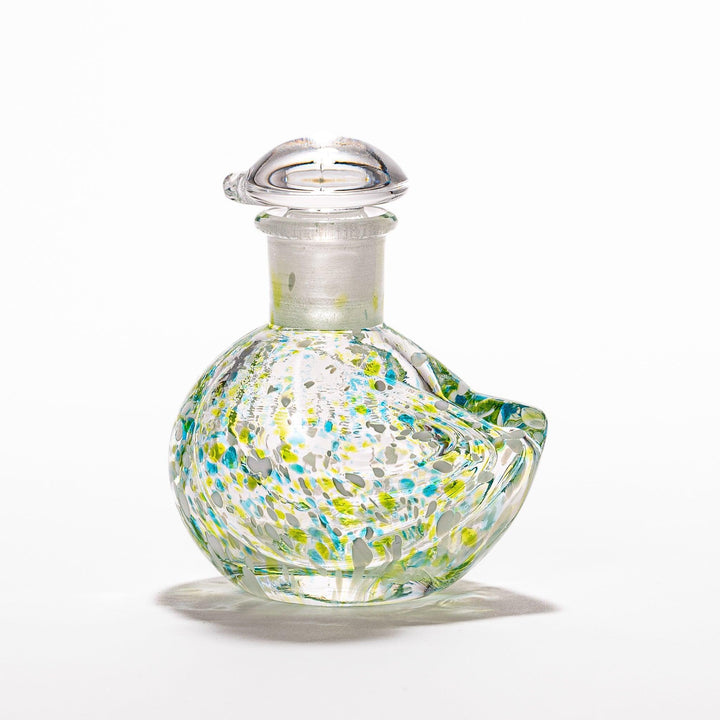 Ethereal Songbird soy sauce dispenser with a colorful speckled design, perfect for adding a whimsical touch to the table.