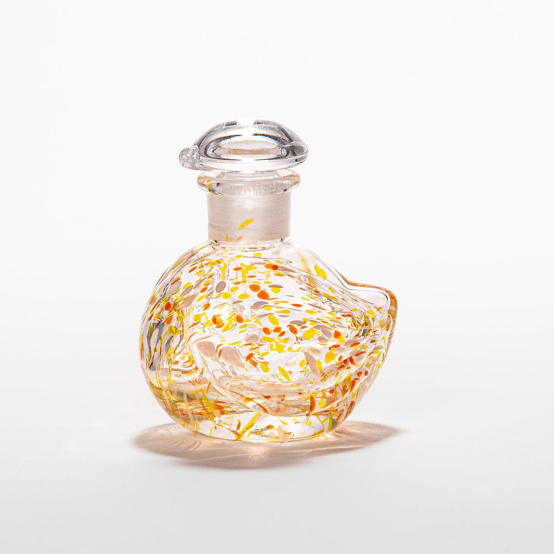 Ethereal Songbird soy sauce dispenser with a colorful speckled design, perfect for adding a whimsical touch to the table.