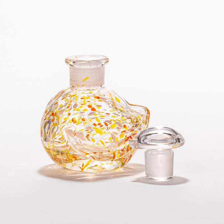 Ethereal Songbird soy sauce dispenser with a colorful speckled design, perfect for adding a whimsical touch to the table.