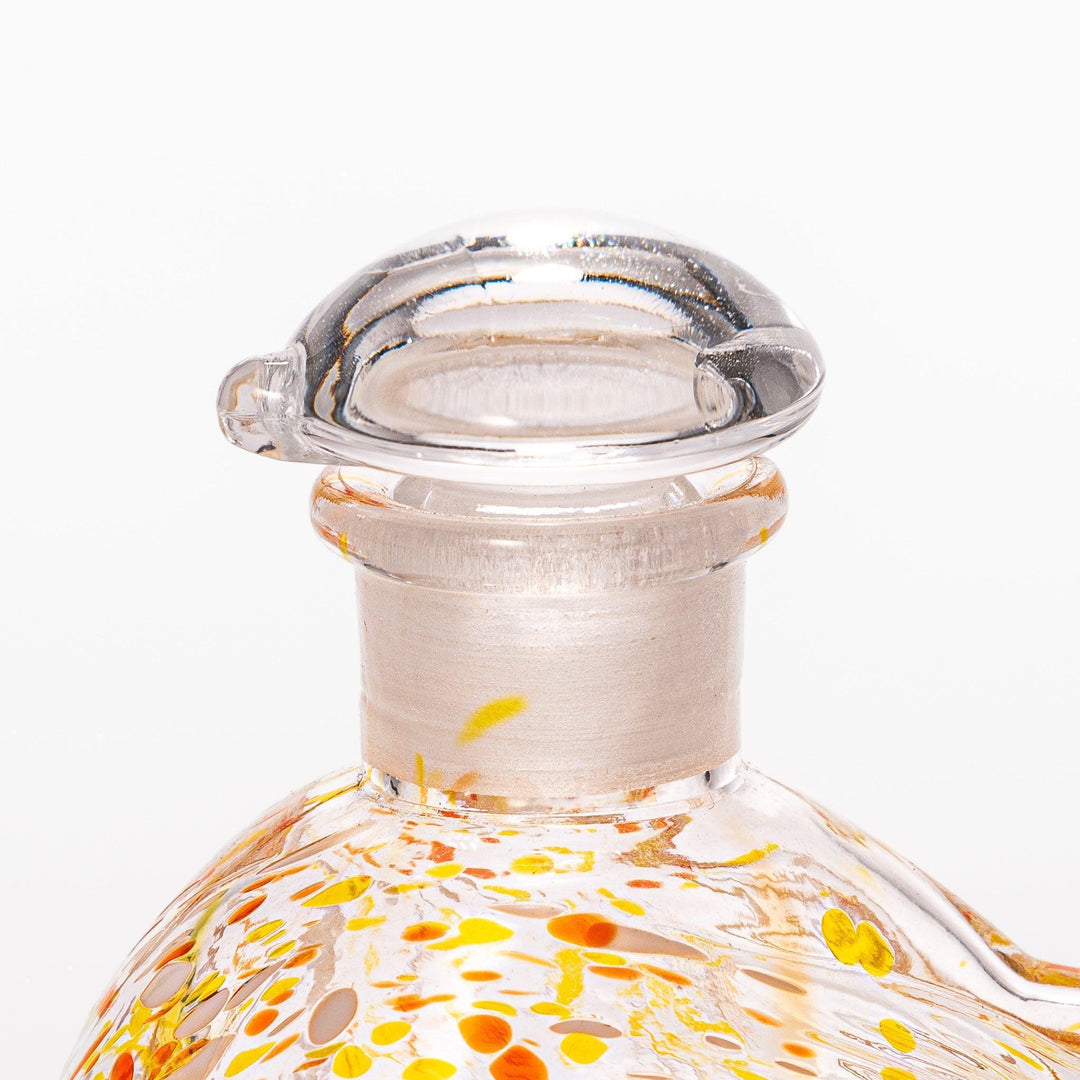 Ethereal Songbird soy sauce dispenser with a colorful speckled design, perfect for adding a whimsical touch to the table.