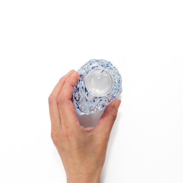 Ethereal Songbird soy sauce dispenser with a colorful speckled design, perfect for adding a whimsical touch to the table.