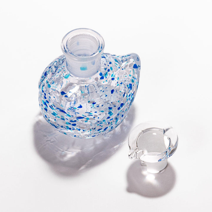 Ethereal Songbird soy sauce dispenser with a colorful speckled design, perfect for adding a whimsical touch to the table.