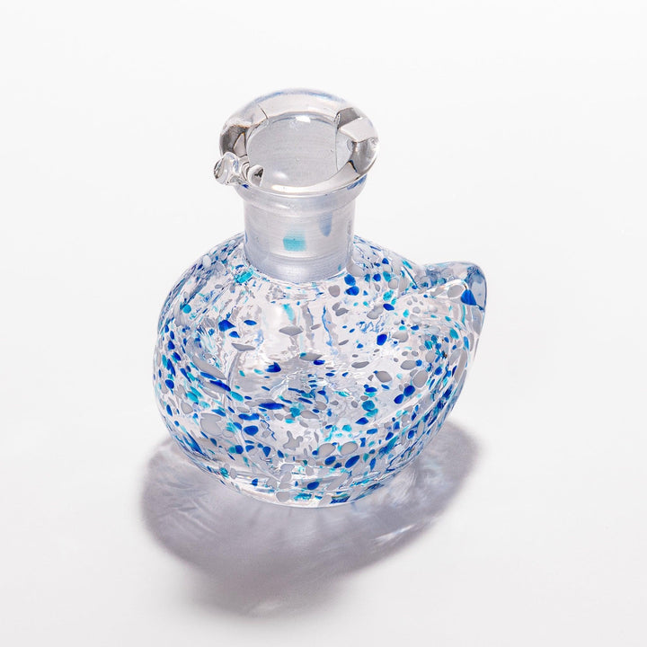 Ethereal Songbird soy sauce dispenser with a colorful speckled design, perfect for adding a whimsical touch to the table.