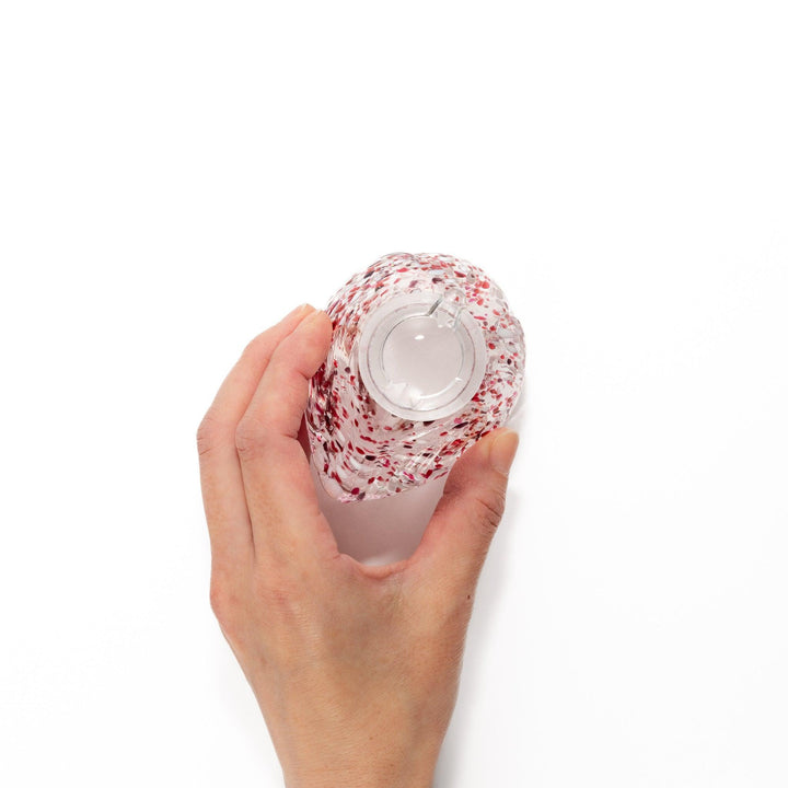 Ethereal Songbird soy sauce dispenser with a colorful speckled design, perfect for adding a whimsical touch to the table.