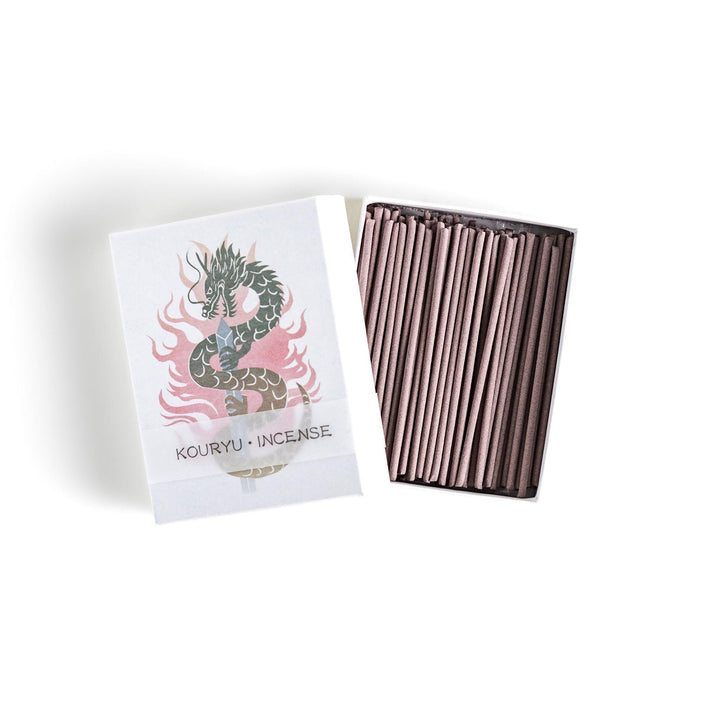 Dragon-themed incense in a fiery dragon box, offering a bold and aromatic fragrance experience.