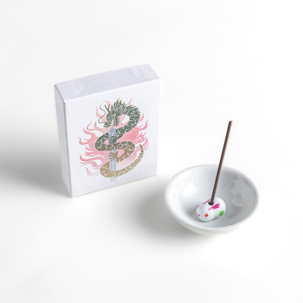 Dragon-themed incense in a fiery dragon box, offering a bold and aromatic fragrance experience.