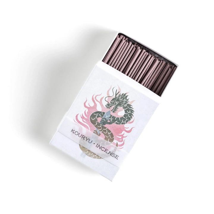 Dragon-themed incense in a fiery dragon box, offering a bold and aromatic fragrance experience.
