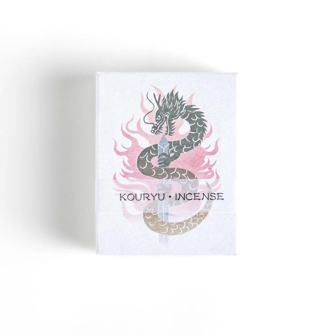 Dragon-themed incense in a fiery dragon box, offering a bold and aromatic fragrance experience.