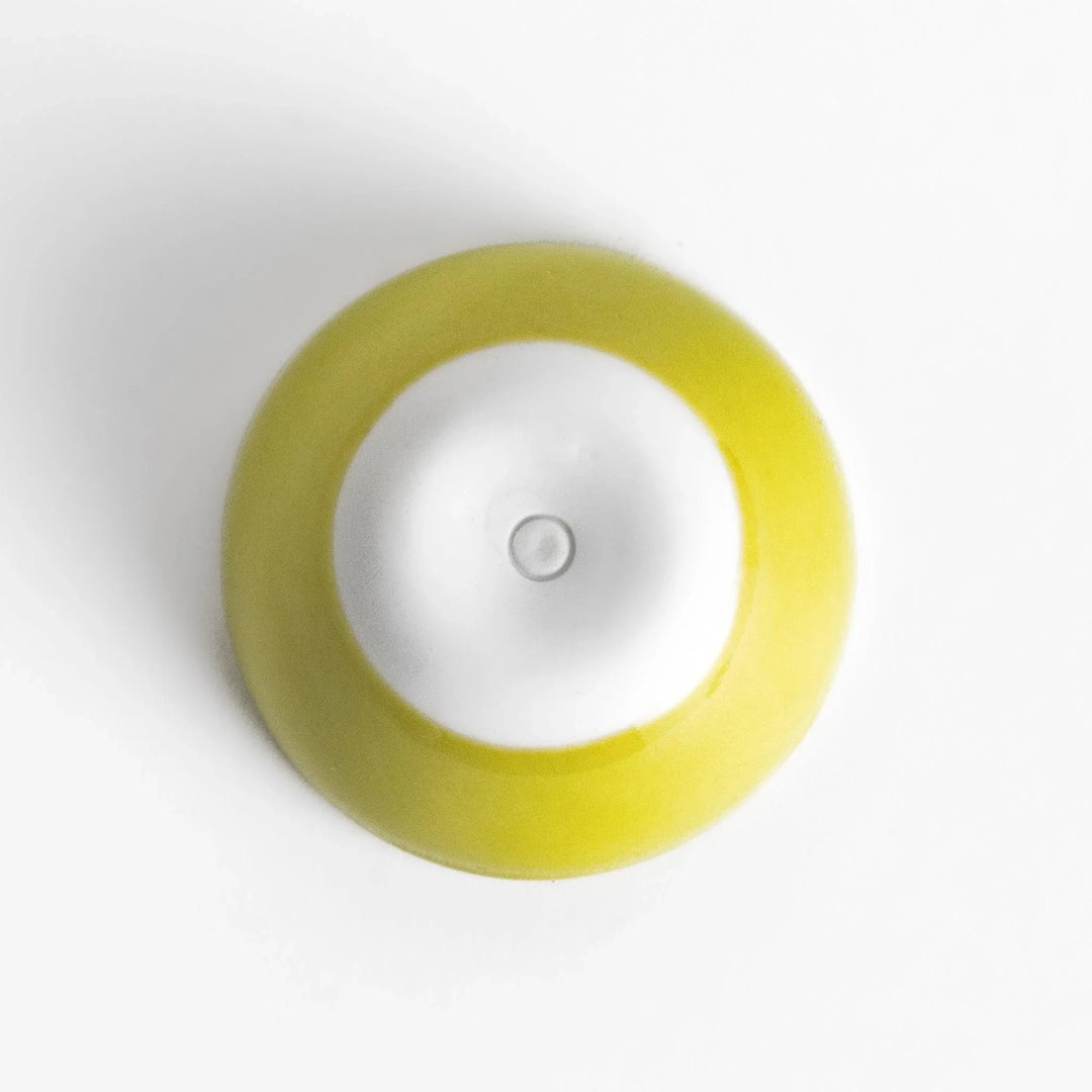 Green apple shaped ceramic condiment bowl with glossy finish and lid perfect for sauces or condiments.