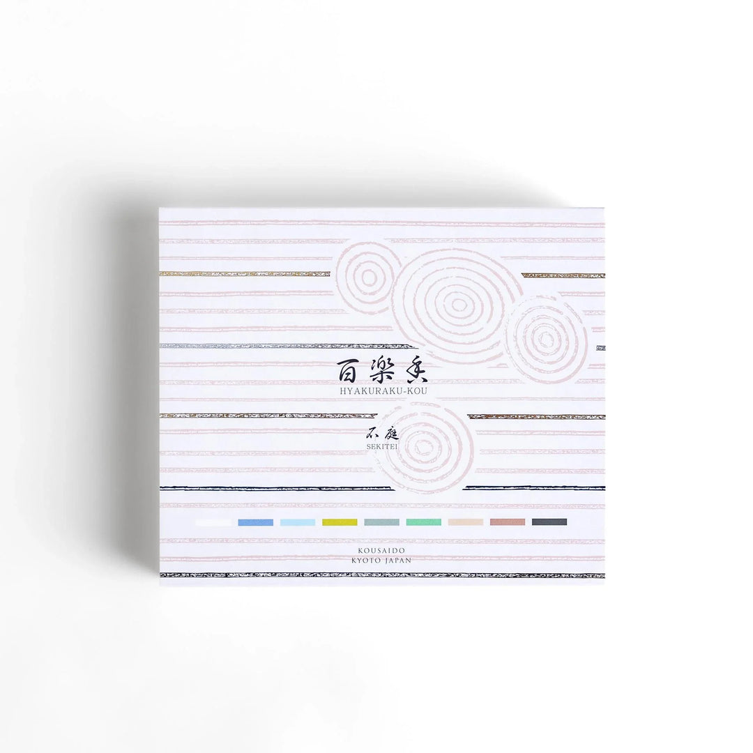 Japanese incense set with delicate fragrances in an elegant minimalist box perfect for relaxation and rituals.