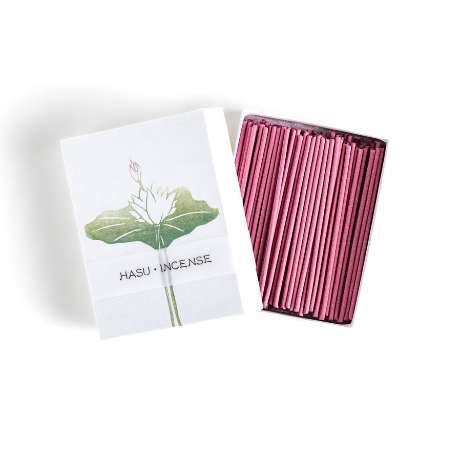 Pink incense sticks in lotus motif box offering a gentle floral fragrance creating a calm and serene mood.