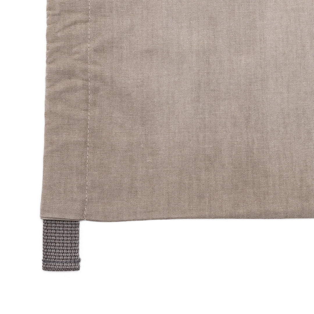 Elegant beige Japanese apron from our kitchen linens collection, designed with pockets and adjustable straps.