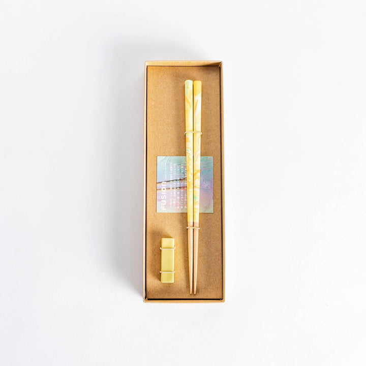 Marble Dream chopsticks featuring a sleek glossy finish and smooth tapered design perfect for elegant everyday dining.